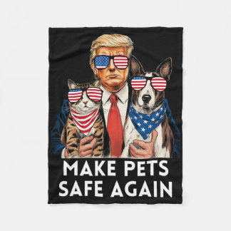 Manta Polar Salva Nuestros Animales Vota Por Trump Trump Vance