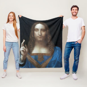 Manta Polar Salvador Mundi, Jesucristo, Leonardo da Vinci