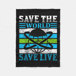 Manta Polar Salvemos la protección ambiental del planeta Tierr