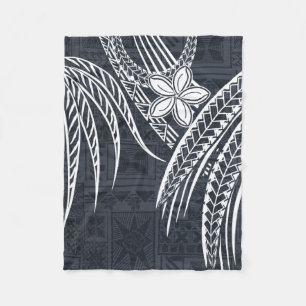 Manta Polar Samoan - Hawaiano - Diseños de Tapa Antiguos Poli