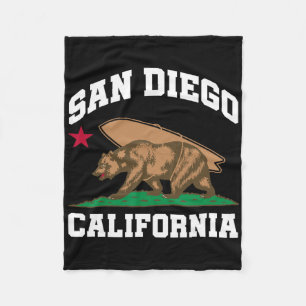 Manta Polar San Diego California Oso Surfista Surf