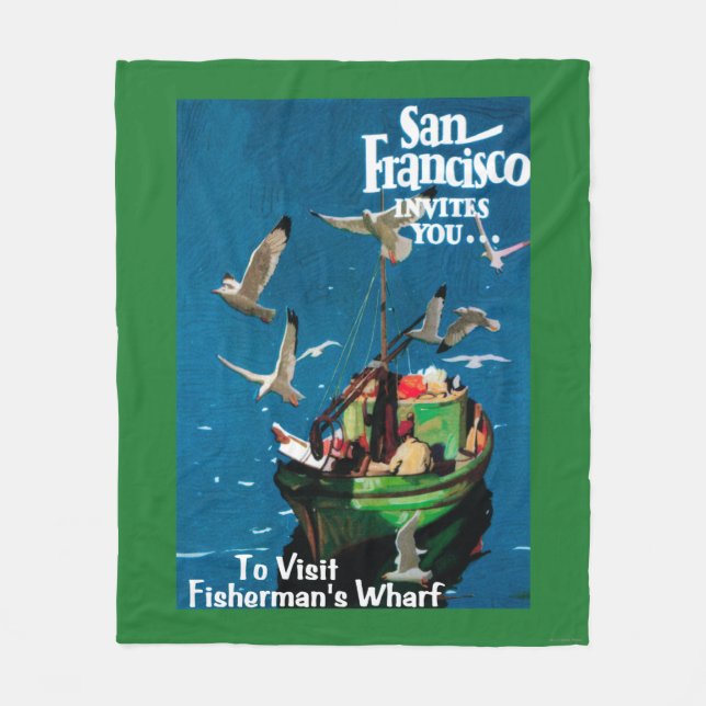 Manta Polar San Francisco, el muelle de CaliforniaFisherman (Anverso)