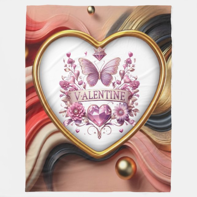 Manta Polar San Valentín (Anverso)