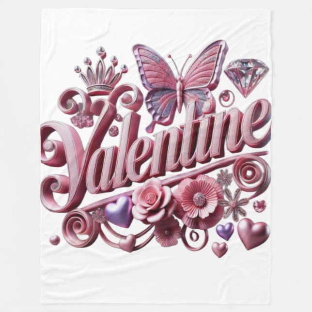 Manta Polar San Valentín (Anverso)