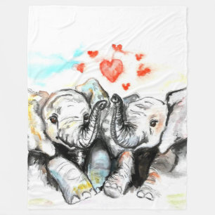 Manta Polar San Valentín Verde -