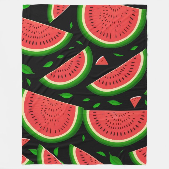 Manta Polar Sandía de patrones (Anverso)
