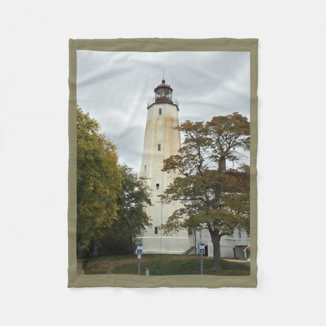 Manta Polar Sandy Hook Lighthouse (Anverso)