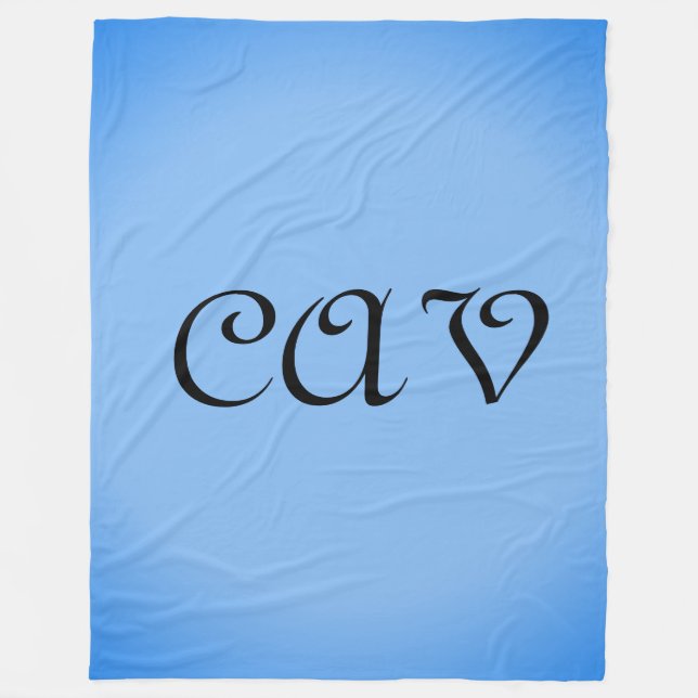 Manta Polar Sangria Cornflower Blue (Anverso)