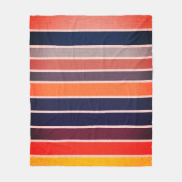 Manta Polar Sangria Striped
