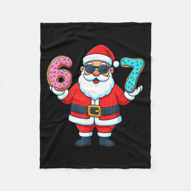Manta Polar Santa 67 Donut Meme Funny Christmas Holiday  (Anverso)