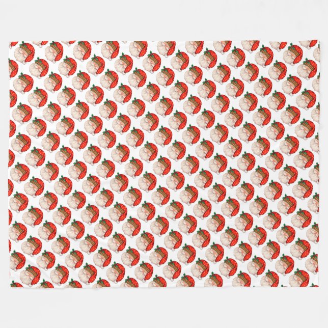 Manta Polar Santa Claus (Frente (Horizontal))