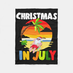 Manta Polar Santa Claus de Navidad en Julio Gafas de sol Celeb