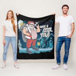 Manta Polar Santa Claus tiene Navidades de Guay Yule