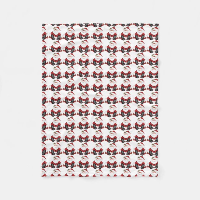 Manta Polar Santa Fleece Blanket (Anverso)