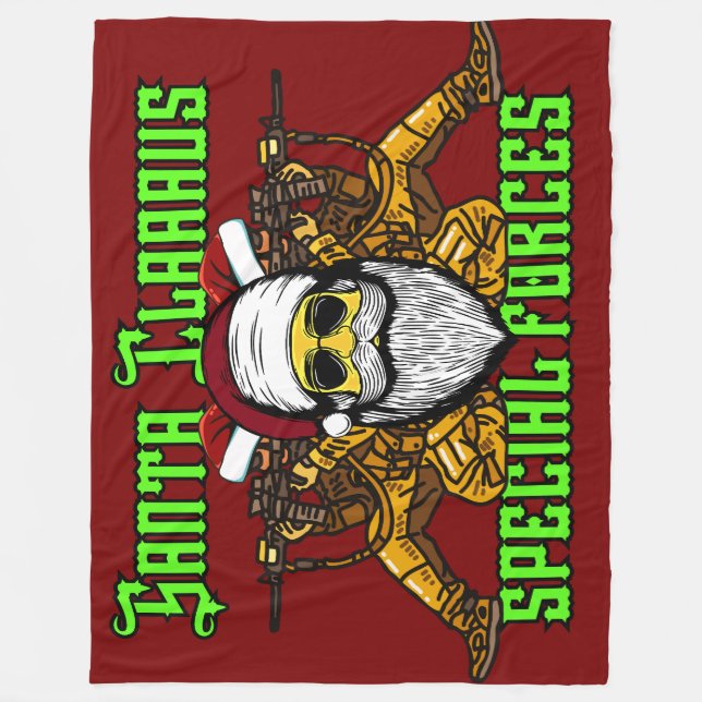 Manta Polar Santa, fuerzas especiales, ejército (Anverso)