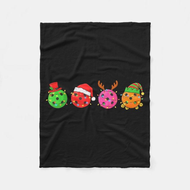 Manta Polar Santa Hat Snowman Xmas Funny Ckleball Lover Christ (Anverso)