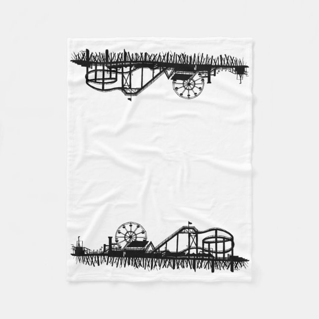 Manta Polar Santa Mónica Pier Los Angeles California Beach (Anverso)