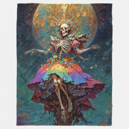 Manta Polar Santa Muerte Siete Poderes