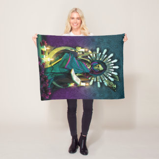 Manta Polar Santa Muerte Tarot - la alta sacerdotisa