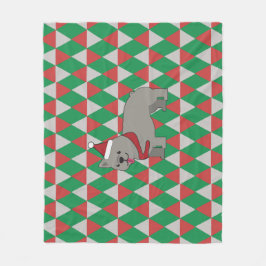 Manta Polar Santa PawsHoliday Diamonds Dog