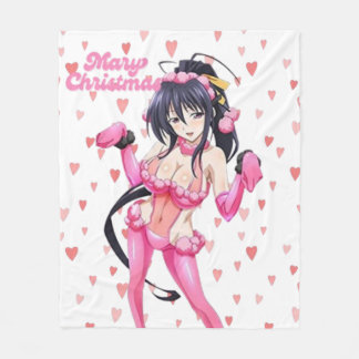Manta Polar Santa Sexy Navidad Corazón Rosa Diva Anime