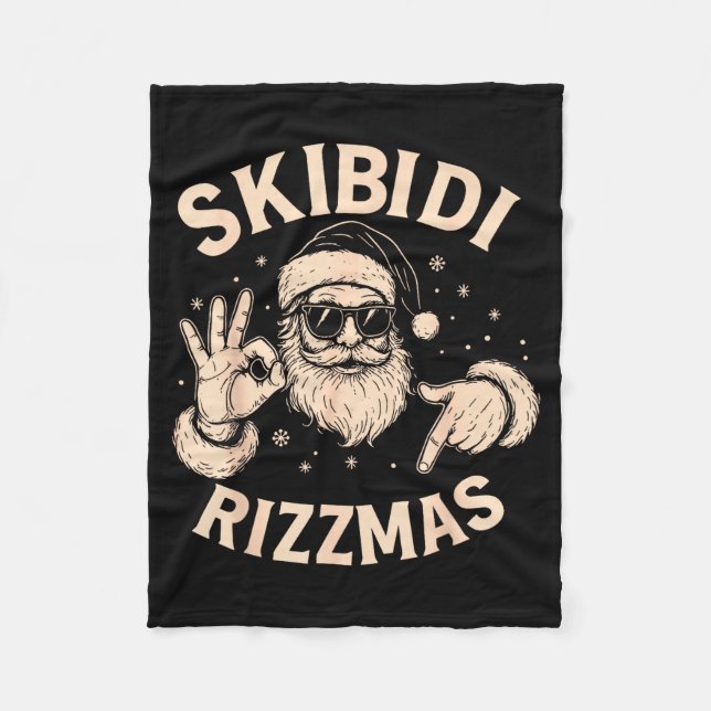 Manta Polar Santa Six Seven Meme 67 Hands Sign Rizz Skibidi Ri (Anverso)