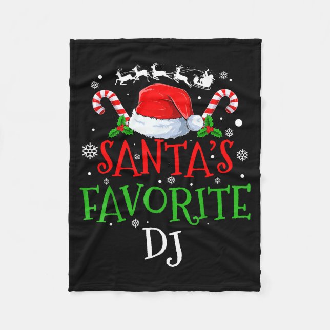 Manta Polar Santa's Favorite Dj Christmas Party  (Anverso)