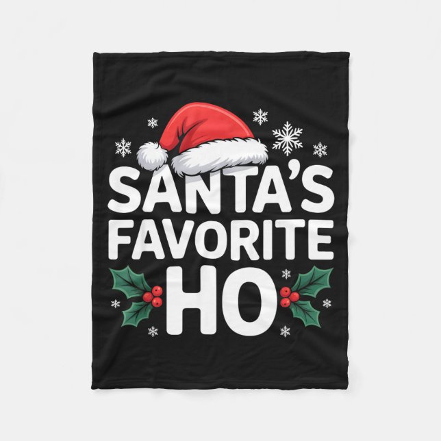 Manta Polar Santa's Favorite Ho Tee Funny Christmas Graphic  (Anverso)