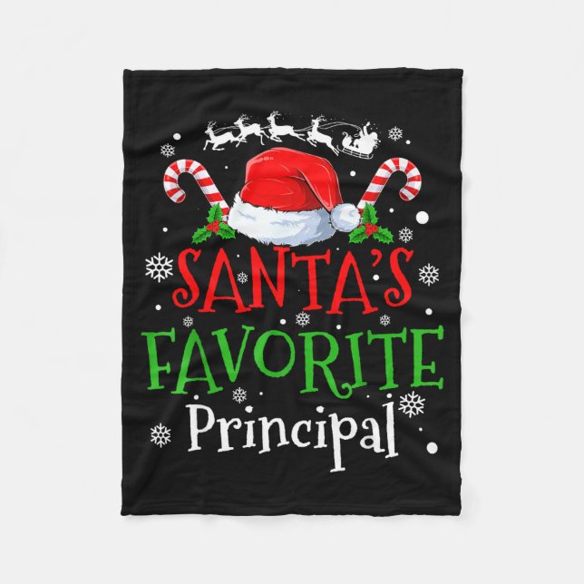 Manta Polar Santa's Favorite Principal Christmas Party  (Anverso)