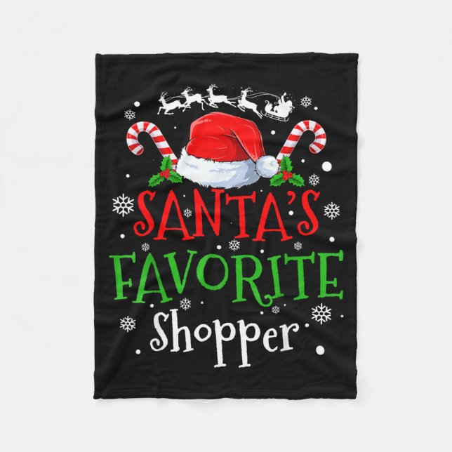 Manta Polar Santa's Favorite Shopper Christmas Party  (Anverso)