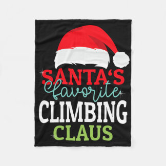 Manta Polar Santa's Favorite Xmas Climbing Christmas Claus Pjs