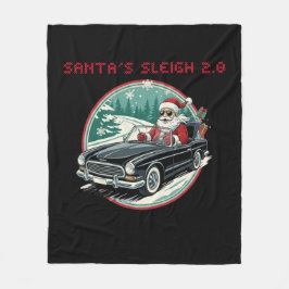 Manta Polar Santa's Sleigh 2.0 Fleece Blanket