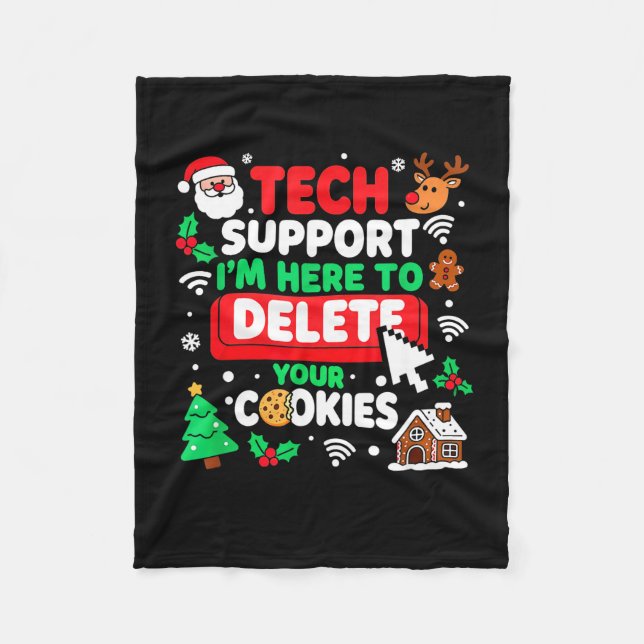 Manta Polar Santa's Tech Suprt Rebooting Christmas Computer Me (Anverso)