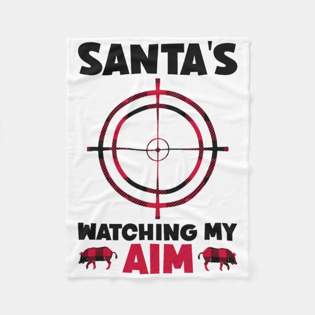 Manta Polar Santa's Watching My Aim - Boar Hog Hunting 1  (Anverso)