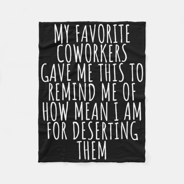 Manta Polar Sarcastic Farewell - Coworkers Leaving For New Job (Anverso)