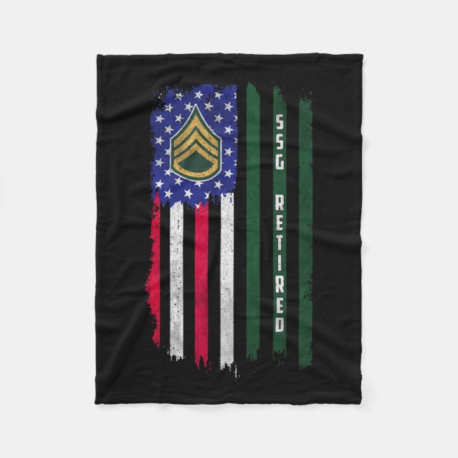 Manta Polar Sargento de estado mayor de E-6 retirado Ssg Bande (Anverso)