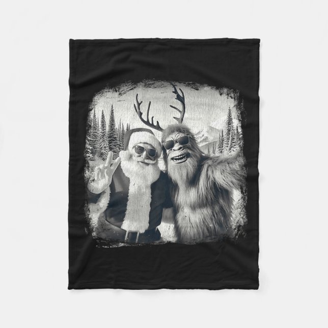 Manta Polar Sasquatch 67 Christmas Tree Funny Santa Bigfoot  (Anverso)