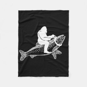 Manta Polar Sasquatch Bigfoot Pesca con Mosca Trucha Pescador 