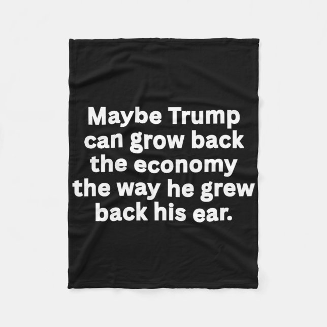 Manta Polar Sátira contra el humor político sarcástico gracios (Anverso)