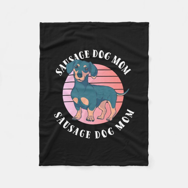Manta Polar Sausage Dog Mom (Anverso)