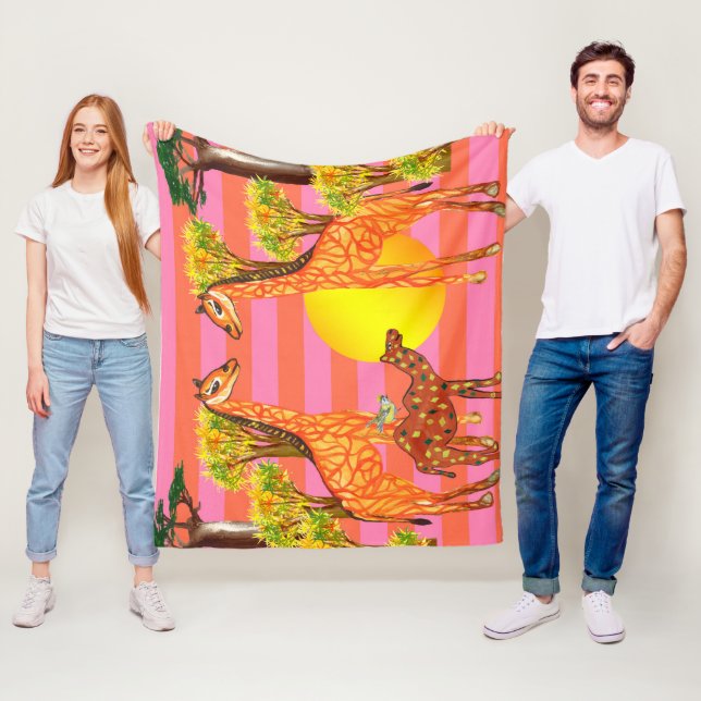 Manta Polar Savana Fleece Blanket (In situ)