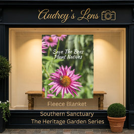 Manta Polar Save The Bees Plant Natives Floral