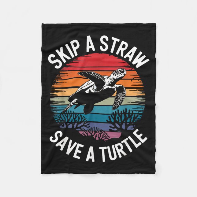 Manta Polar Save Turtles Sea Ocean Turtle Shirt  (Anverso)