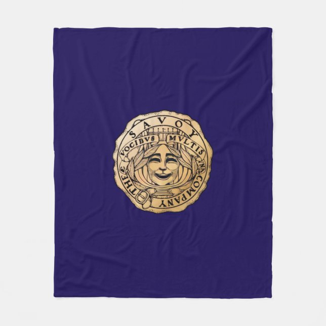 Manta Polar Savoy Logo blanket navy (Anverso)