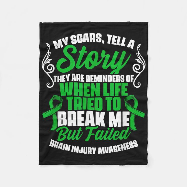 Manta Polar Scars Tell Story Traumatic Cerebro Lesiones Traumá (Anverso)