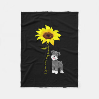 Manta Polar Schnauzer es mi mamá Sunshine Sunflower Schnauzer