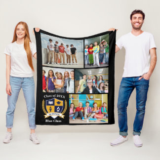 Manta Polar School Leaver Photo Memory Collage Blanket