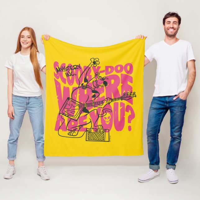 Manta Polar Scooby-Doo ¿Dónde Estás El Punk Guitar Riff (In situ)