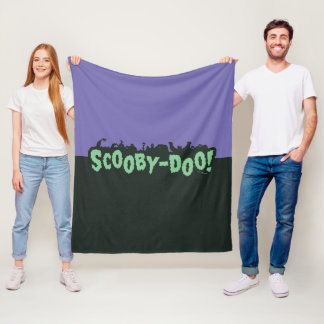 Manta Polar ¡Scooby-Doo! Logotipo de silueta de monstruos
