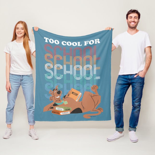 Manta Polar Scooby-Doo También Guay Para La Escuela (In situ)